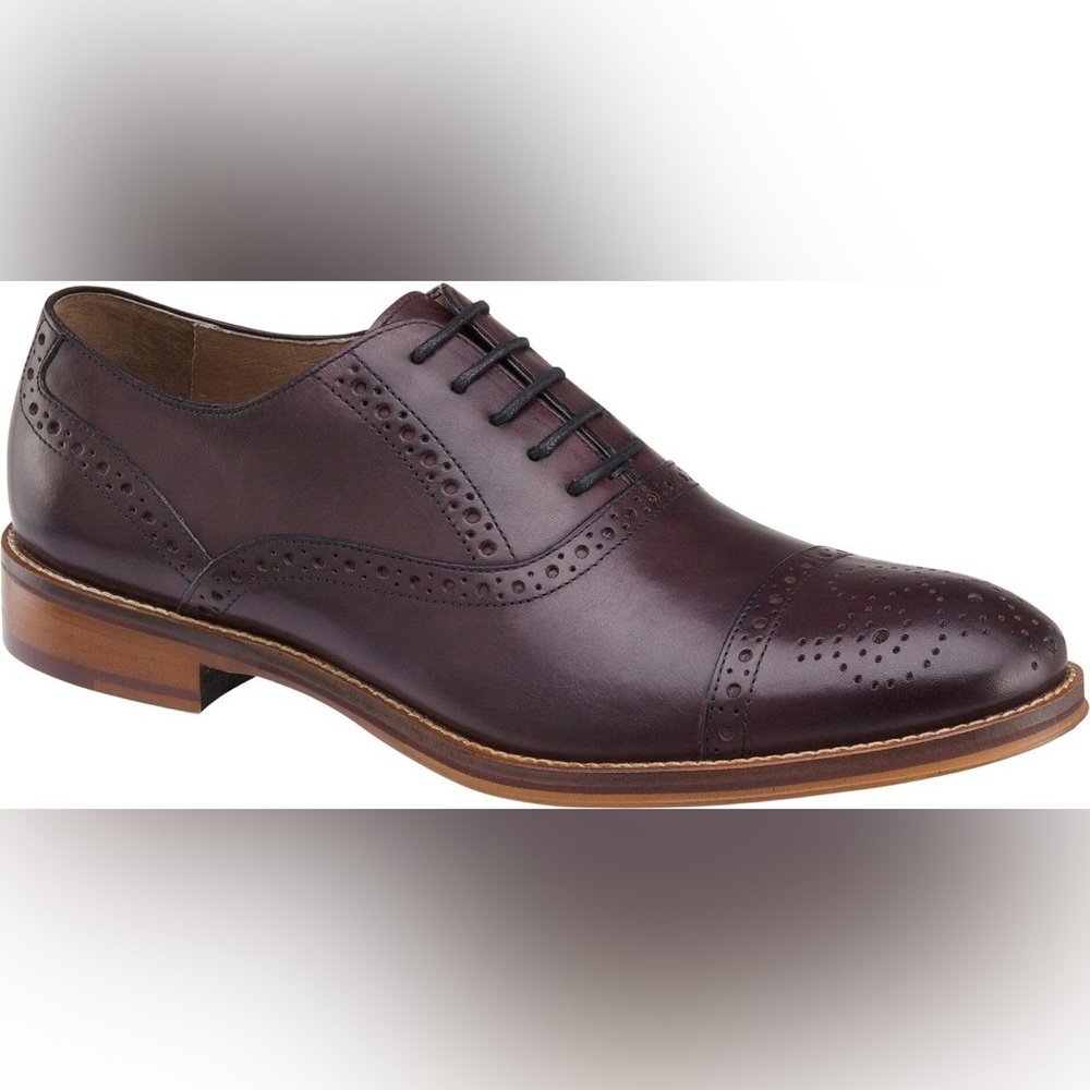 Johnston & Murphy - Conard Cap Toe Italian Calfskin Oxford Shoes size 11